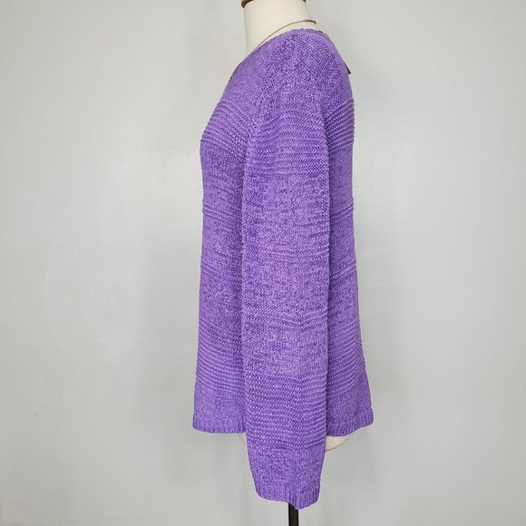 Style & Co Loose Weave Mixed Stitch Sweater NEW NWT Size XL - Picture 3 of 11